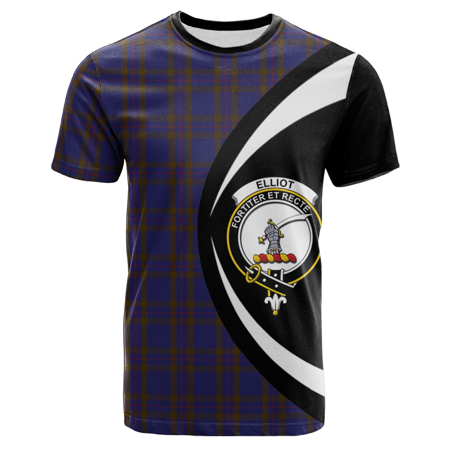 scottish-elliot-clan-crest-circle-style-tartan-t-shirt