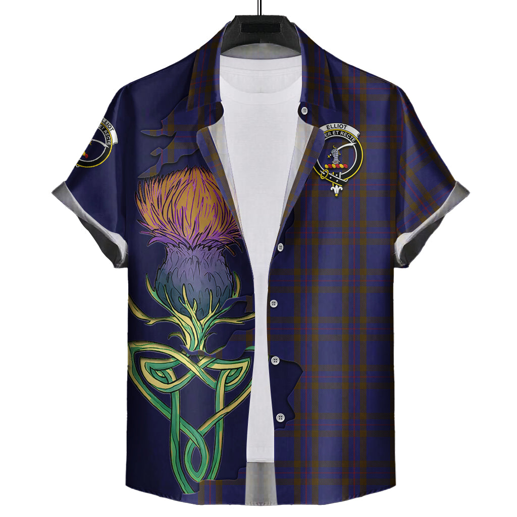 elliot-tartan-plaid-short-sleeve-button-down-shirt-tartan-crest-with-thistle-and-scotland-map-short-sleeve-button-shirt