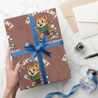 Elopement The Unexpected Workout Wrapping Paper Roll Autism Neurodiversity Cat