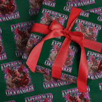 Embarrassing Adult Humor Experienced Cock Handler Inappropriate Wrapping Paper Roll - Wonder Print Shop