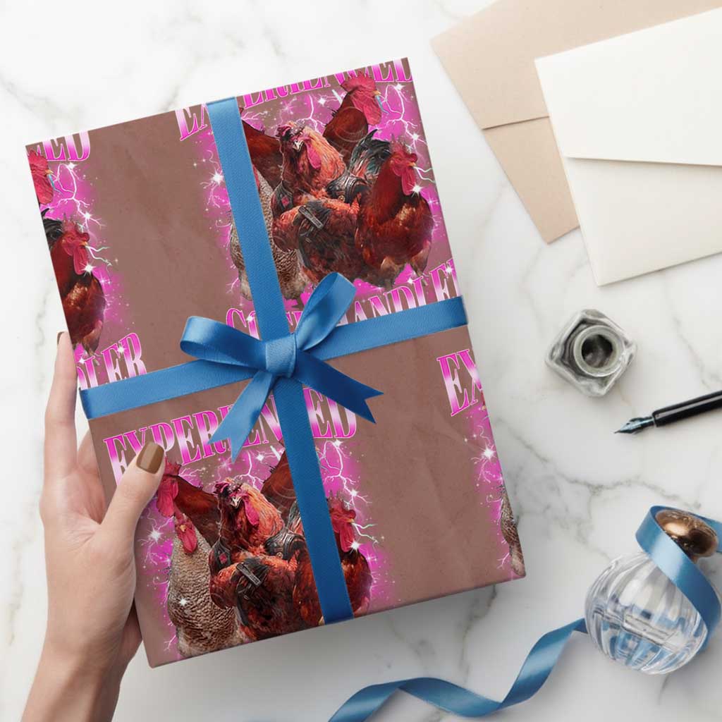 Embarrassing Adult Humor Experienced Cock Handler Inappropriate Wrapping Paper Roll - Wonder Print Shop