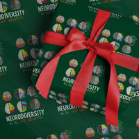 Embrace Neurodiversity Wrapping Paper Roll We All Think Differently - Wonder Print Shop