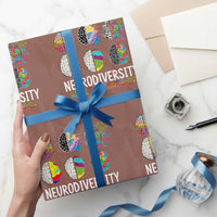 Embrace Neurodiversity Wrapping Paper Roll We All Think Differently - Wonder Print Shop
