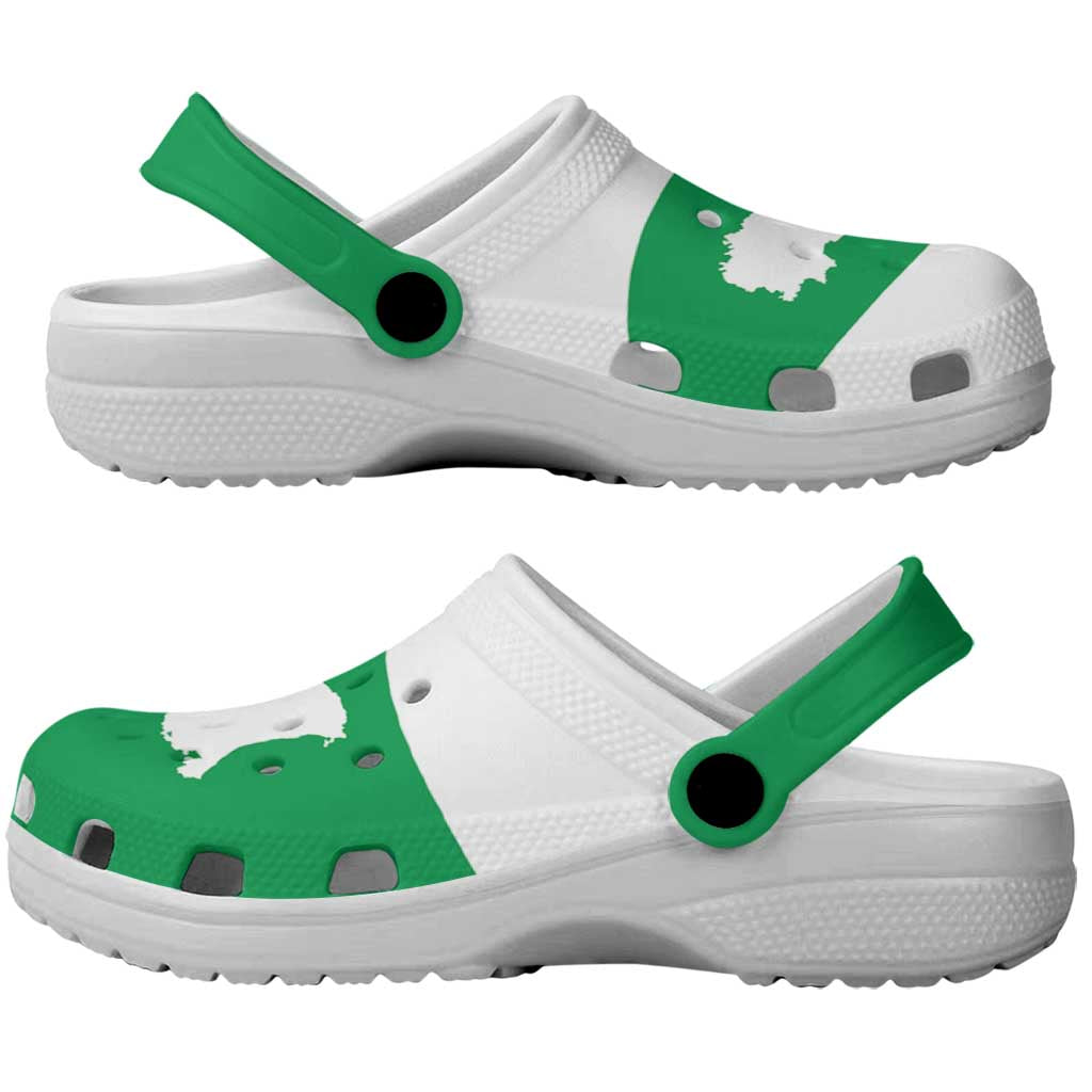 Emilia-Romagna Italy Clogs Shoes Flag Color Inspiration - Wonder Print Shop