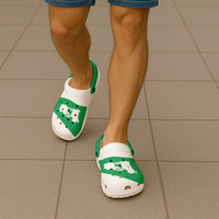 Emilia-Romagna Italy Clogs Shoes Flag Color Inspiration - Wonder Print Shop