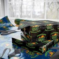 Emotional Dumpster Fire Wrapping Paper Roll Funny Mental Health Retro Groovy