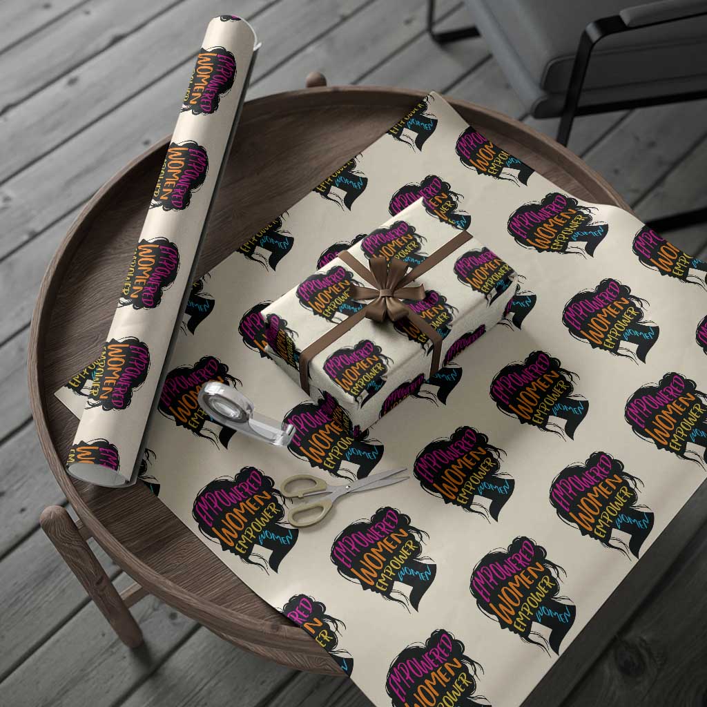 Empowered Women Empower Women Wrapping Paper Roll - Wonder Print Shop