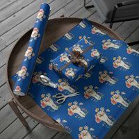 Empowered Women Wrapping Paper Roll Resist Raised Fist Retro Boho - Wonder Print Shop