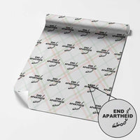 End Apartheid Human Rights Wrapping Paper Roll Broken Chain Social Justice Activist
