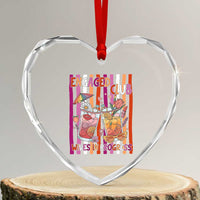 Engaged Club Wives In Progress Heart Crystal Glass Ornament Lesbian Bachelorette Engagement Gift