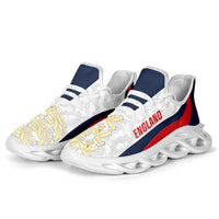 England 2026 Football Clunky Sneakers Go Three Lions Grunge Curve Stylized - Wonder Print Shop