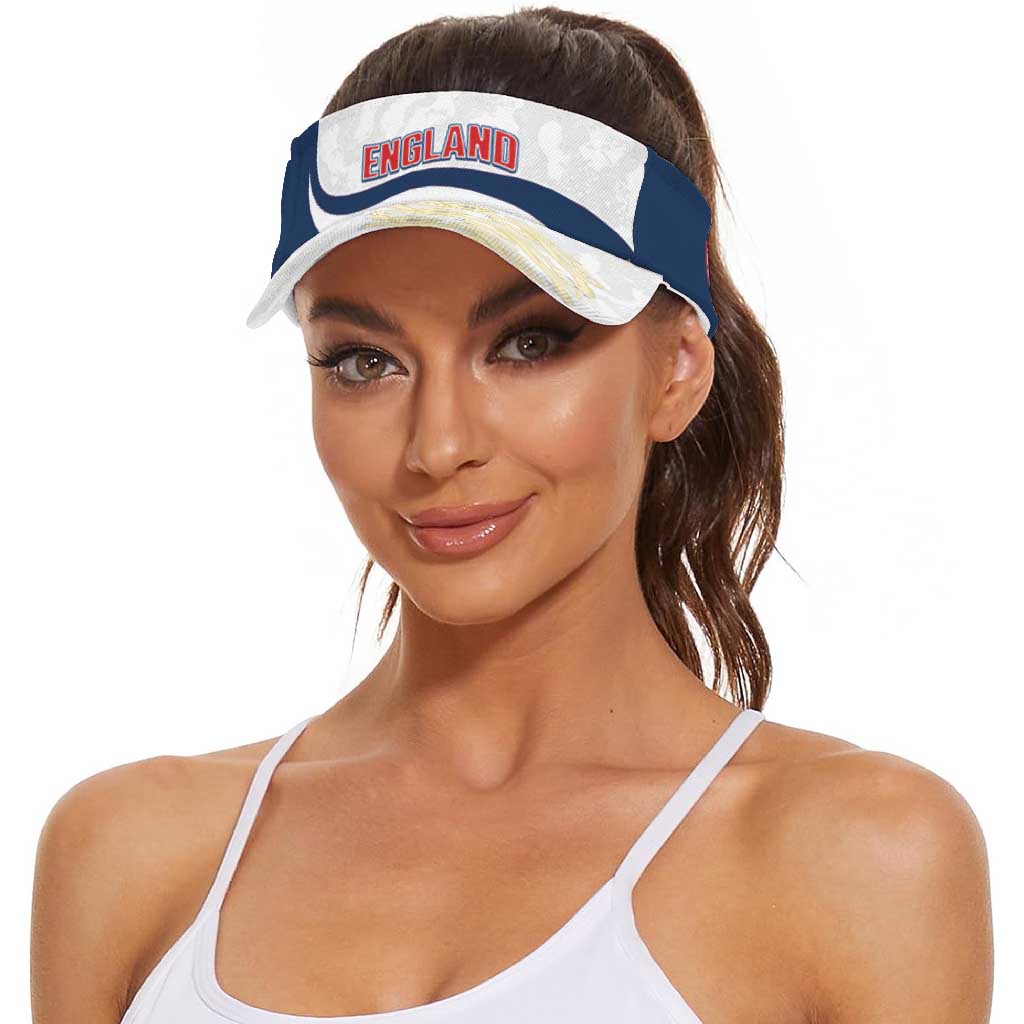 England 2026 Football Sun Visor Cap Go Three Lions