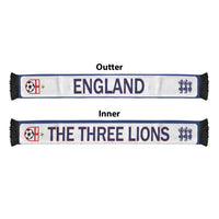 England 2026 World Football Soccer Scarf Go Champions Three Lions