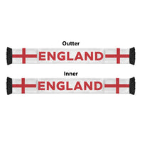 England Football 2026 Soccer Scarf Flag Style