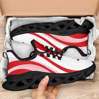 England Football Clunky Sneakers Flag-Inspired Curve Style
