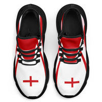 England Football Clunky Sneakers Flag-Inspired Curve Style