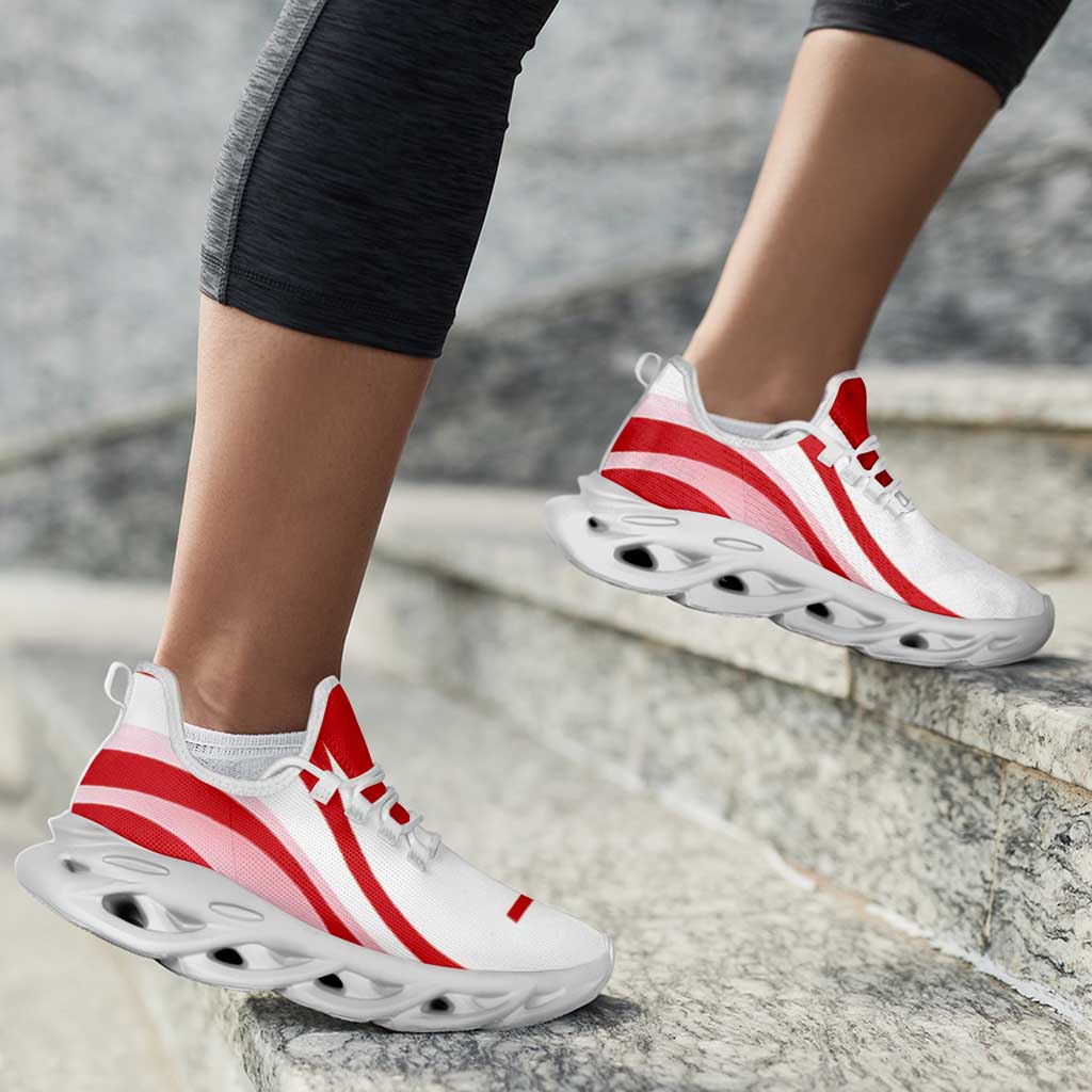 England Football Clunky Sneakers Flag-Inspired Curve Style