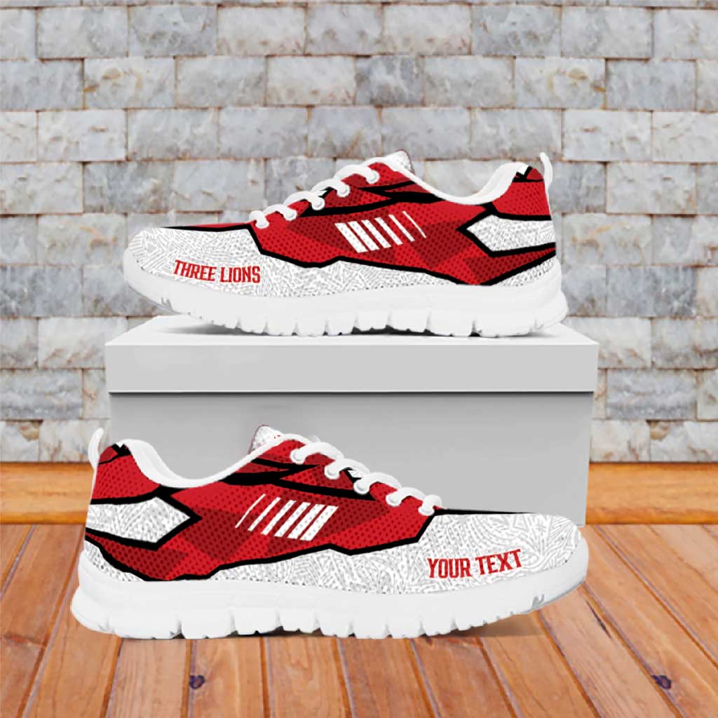 England Football Nations 2026 Personalized Sneakers Sporty Pattern