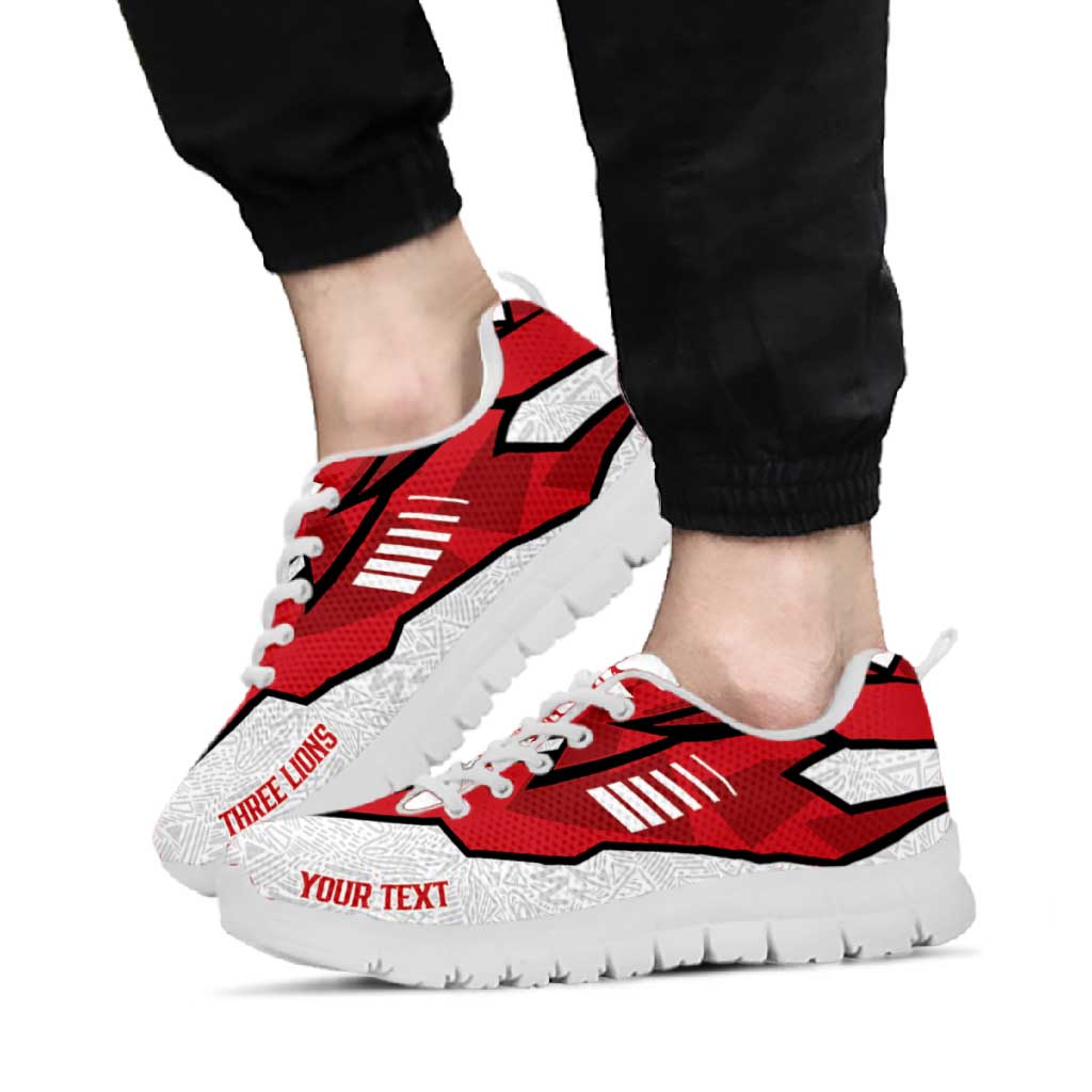 England Football Nations 2026 Personalized Sneakers Sporty Pattern