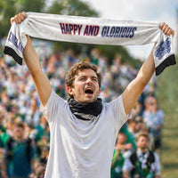 England Football WC2026 Soccer Scarf Three Lions - Happy And Glorious