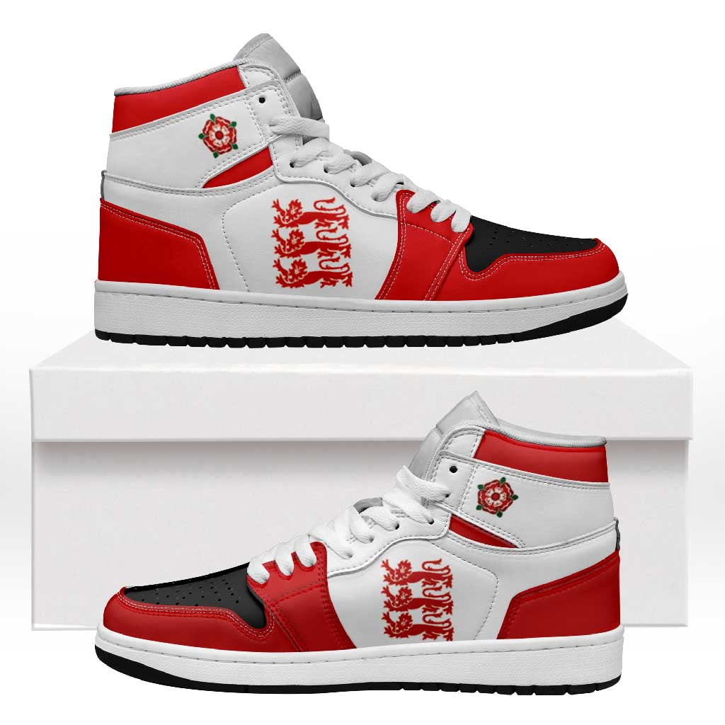 England High Sneakers AJ1 Classic National Flag Style - Wonder Print Shop