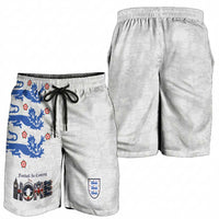 England National Football Shorts for Men Football is Coming Home Typography Sporty Style
