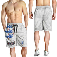 England National Football Shorts for Men Football is Coming Home Typography Sporty Style