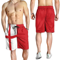 England Shorts for Men National Flag Colors - Wonder Print Shop
