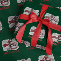 England Soccer Fan English Flag Wrapping Paper Roll