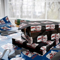 England Soccer Fan English Flag Wrapping Paper Roll