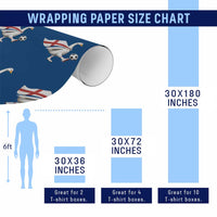England Soccer Goose Wrapping Paper Roll Patriotic Football Fan Graphic England Flag
