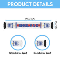 England World Football 2026 Soccer Scarf Go Three Lions Road To Glory