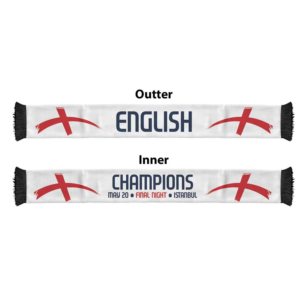 English European Football Champions Soccer Scarf May 20 Final Night Istanbul