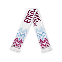English European Football Soccer Scarf Sublimation Blue Maroon Stripes Effect