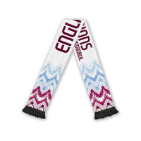 English European Football Soccer Scarf Sublimation Blue Maroon Stripes Effect