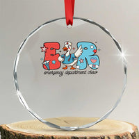 ER Nurse Silly Goose Crystal Glass Ornament Funny Emergency Department - Wonder Print Shop