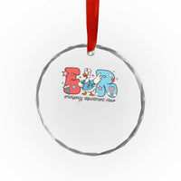 ER Nurse Silly Goose Crystal Glass Ornament Funny Emergency Department - Wonder Print Shop