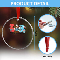ER Nurse Silly Goose Crystal Glass Ornament Funny Emergency Department - Wonder Print Shop