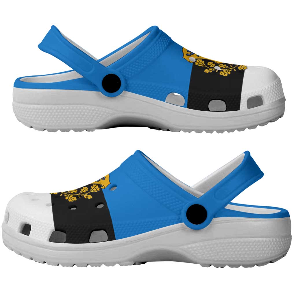 Estonia Clogs Shoes Flag Color Inspiration - Wonder Print Shop
