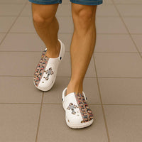 Ethiopia Angels Tilet Clogs Shoes Ethiopian Cross - Wonder Print Shop