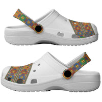 Ethiopia Saba Kemis Clogs Shoes Sash Style - Wonder Print Shop