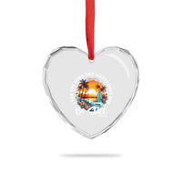 Even The Wind And Waves Obey Him Be Still Heart Crystal Glass Ornament Christian Bible Verse Summer Vacation - Wonder Print Shop