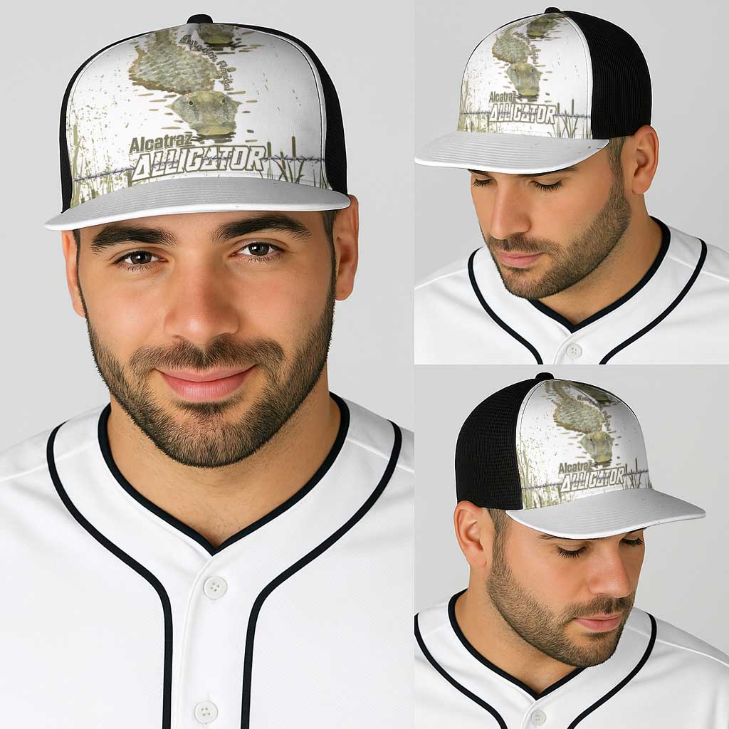 Everglades Florida Alligators Baseball Net Cap Alcatraz Est 2025 - Wonder Print Shop