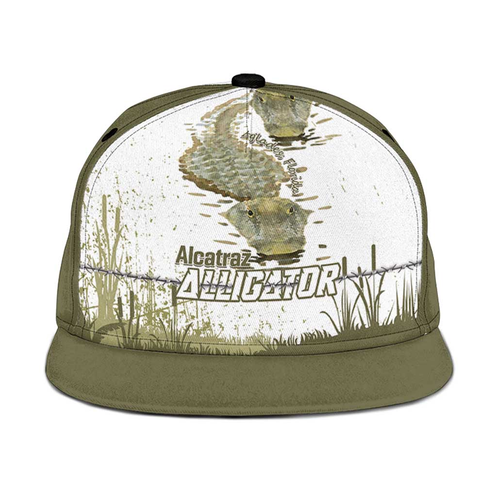 Everglades Florida Alligators Snapback Cap Alcatraz Est 2025 - Wonder Print Shop