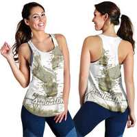 Everglades Florida Alligators Women Racerback Tank Alcatraz Est 2025 - Wonder Print Shop