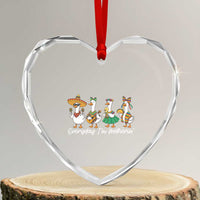 Everyday I'm Motherin Heart Crystal Glass Ornament Cinco De Mayo Silly Goose Fiesta