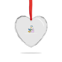 Everyday I'm Motherin Heart Crystal Glass Ornament Funny Goose Mom Mother Day Gifts