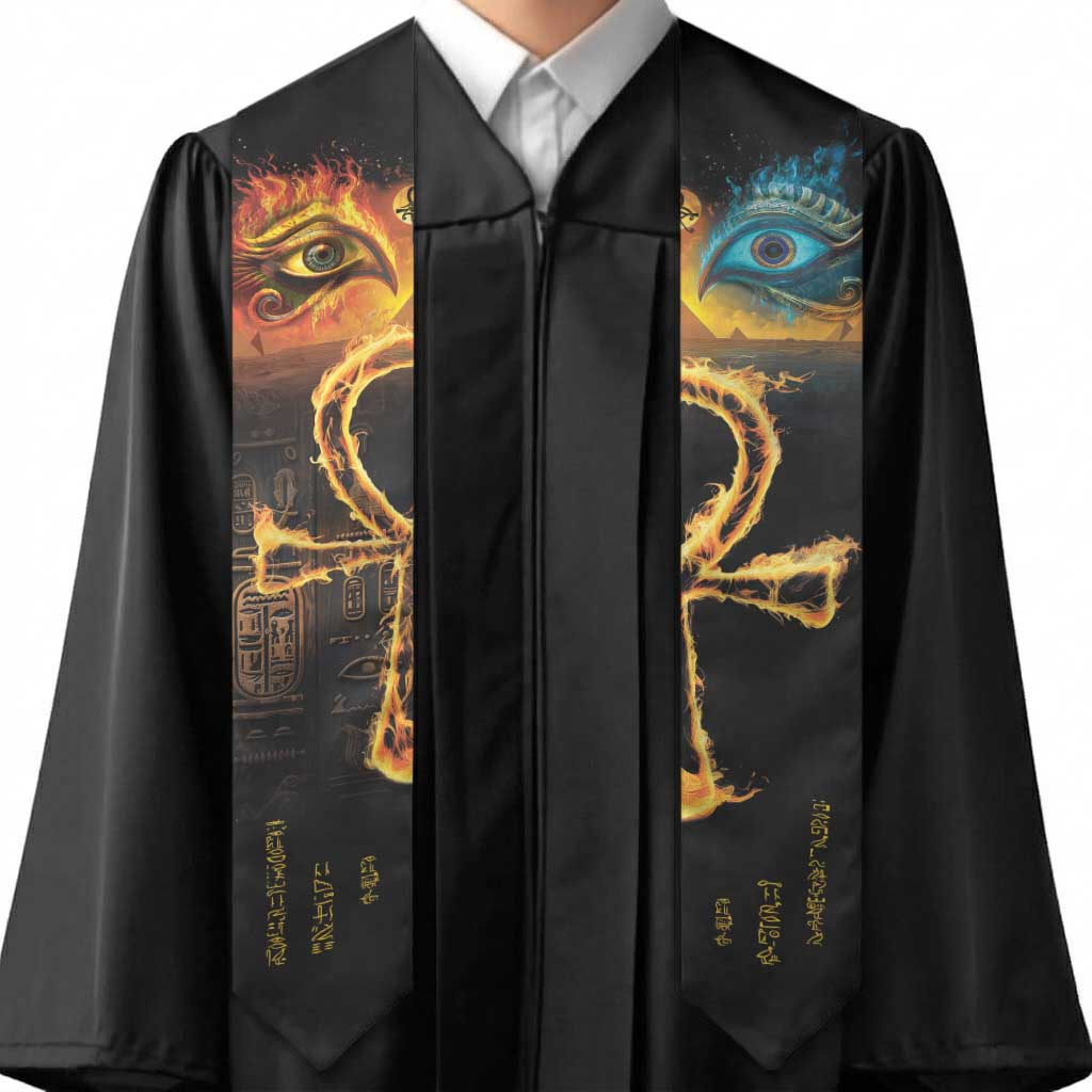 Eye of Ra and Eye of Horus Graduation Stole Power and Magic Ancient Egyptian Mythology