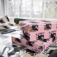F Caw F Black Crow Halloween Meme Wrapping Paper Roll - Wonder Print Shop