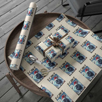 F Caw F Christmas Raven Wrapping Paper Roll Funny Bird Lover Gift - Wonder Print Shop